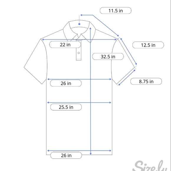 FootJoy Golf Polo Shirt Blue White Striped Mens XL Long Tail Stretch Perfotmance - Picture 3 of 10